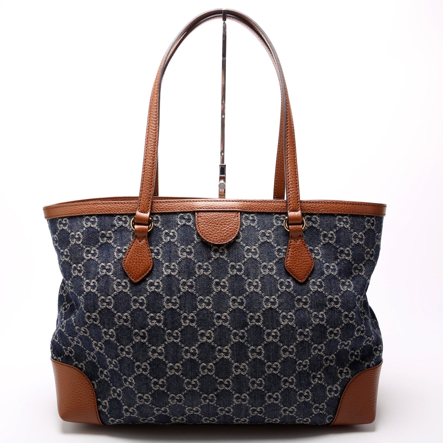 Gucci 631685 Ophidia GG Denim Tote Bag