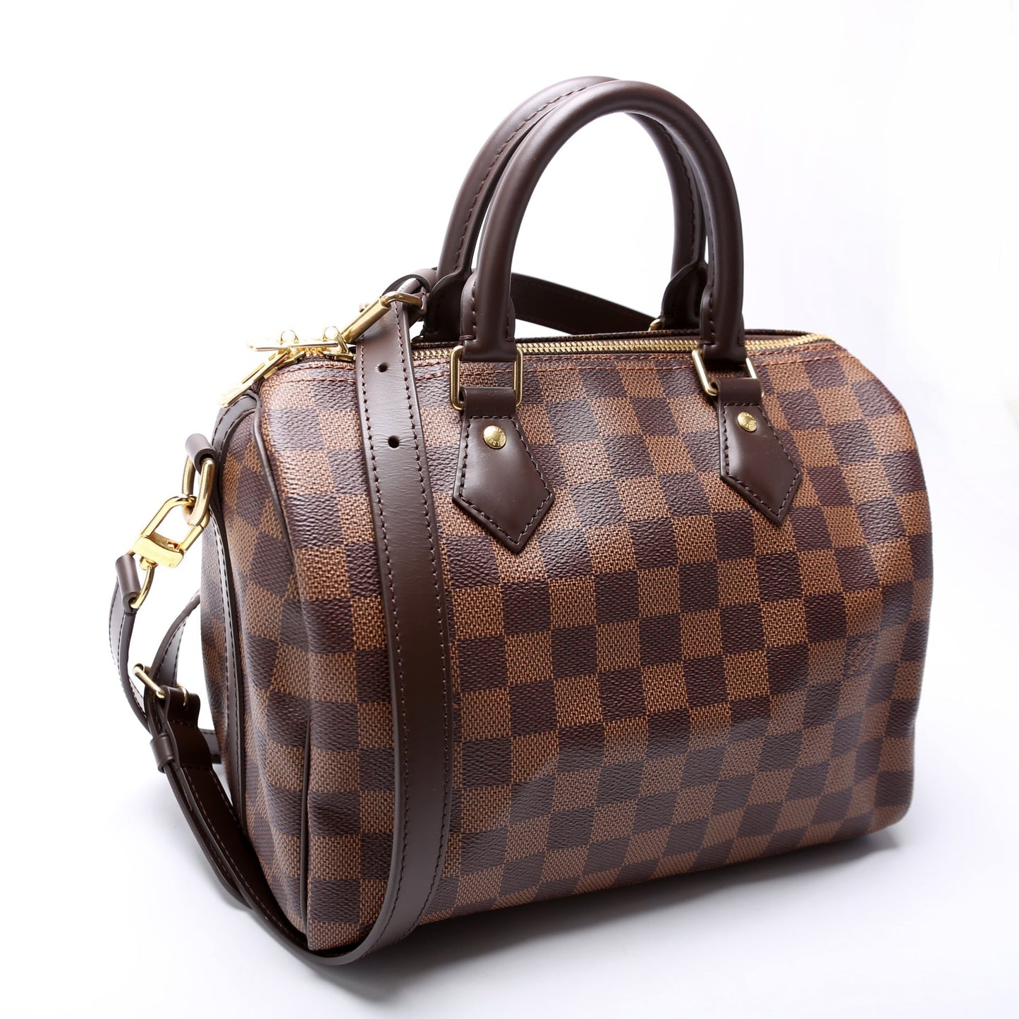 Louis Vuitton Speedy 25 Bandouliere Damier Ebene