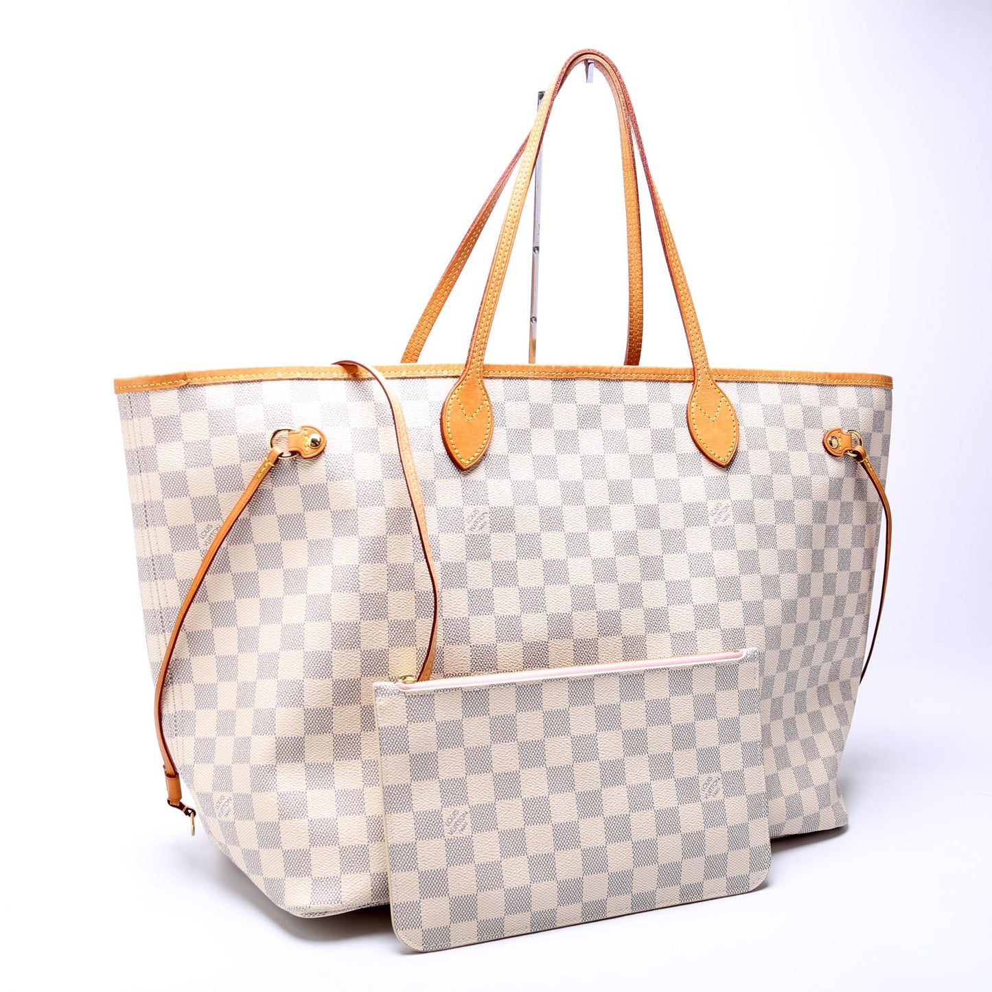 Louis Vuitton Neverfull W/Wallet GM Damier Azur