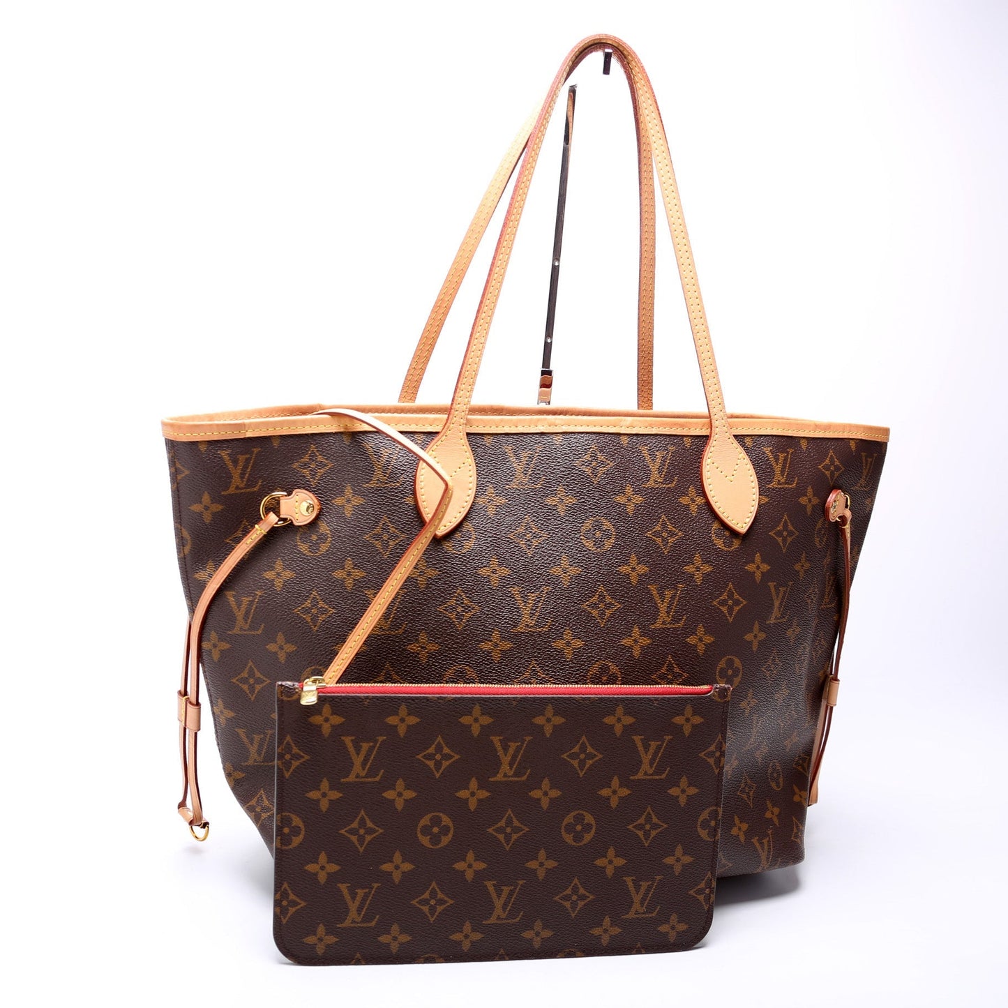 Louis Vuitton Neverfull w/Wallet MM Monogram