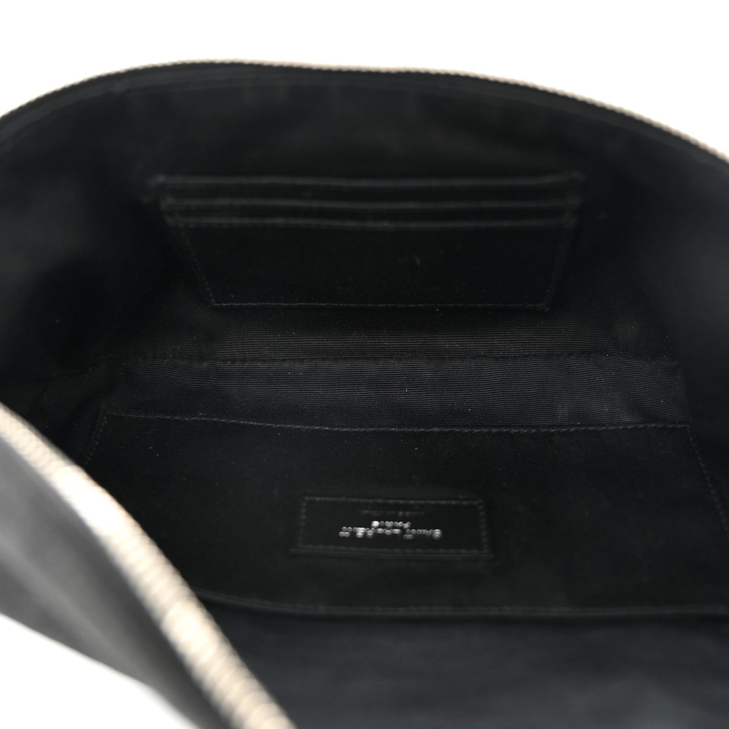 Saint Laurent Canvas Monogram Belt Bag Black