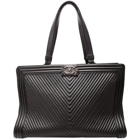 Chanel Boy Shopping Tote Medium 21M Bag