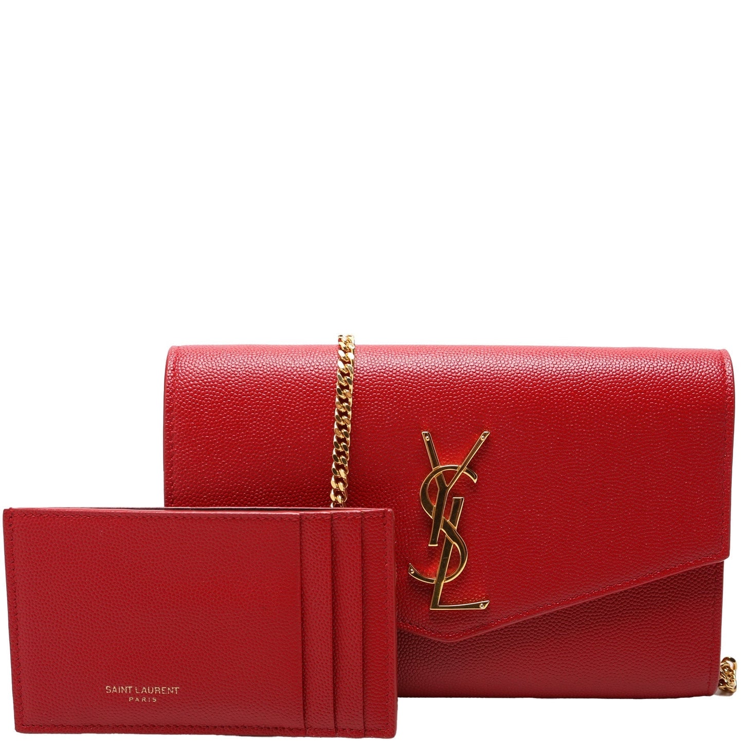 Saint Laurent Uptown Chain Wallet Grain 607788 Bag
