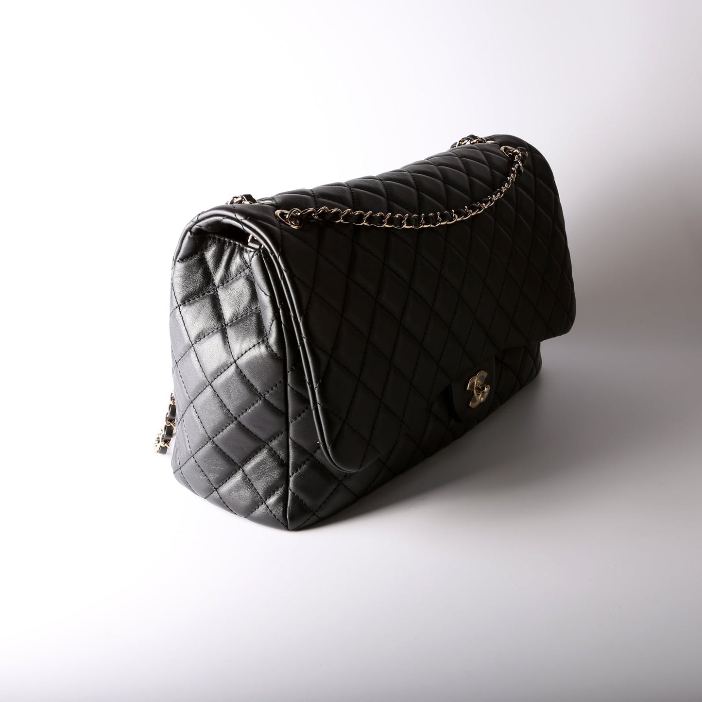 Chanel Small XXL Travel Flap Quilted Calfskin 28M Bag