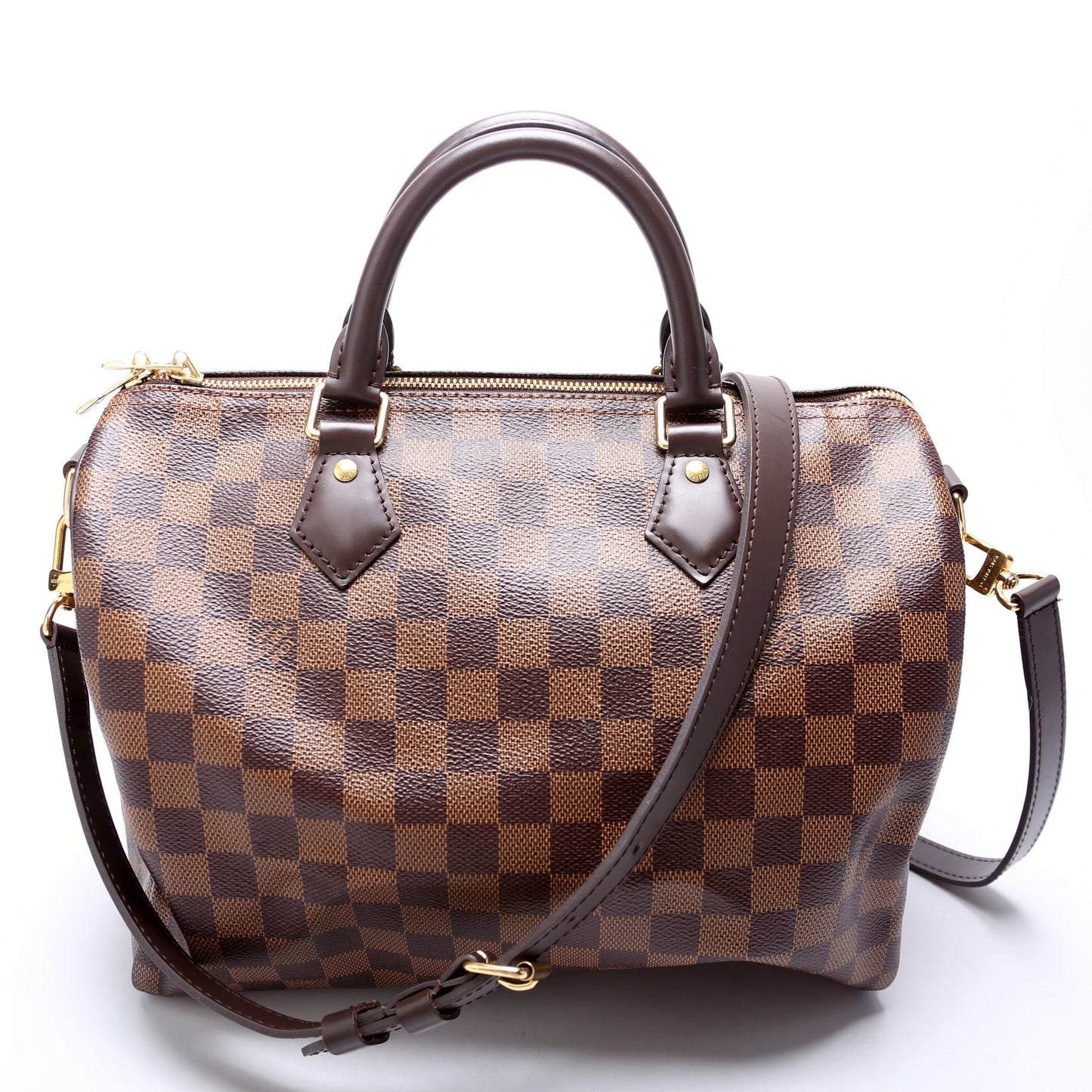 Louis Vuitton Speedy 30 Bandouliere Damier Ebene