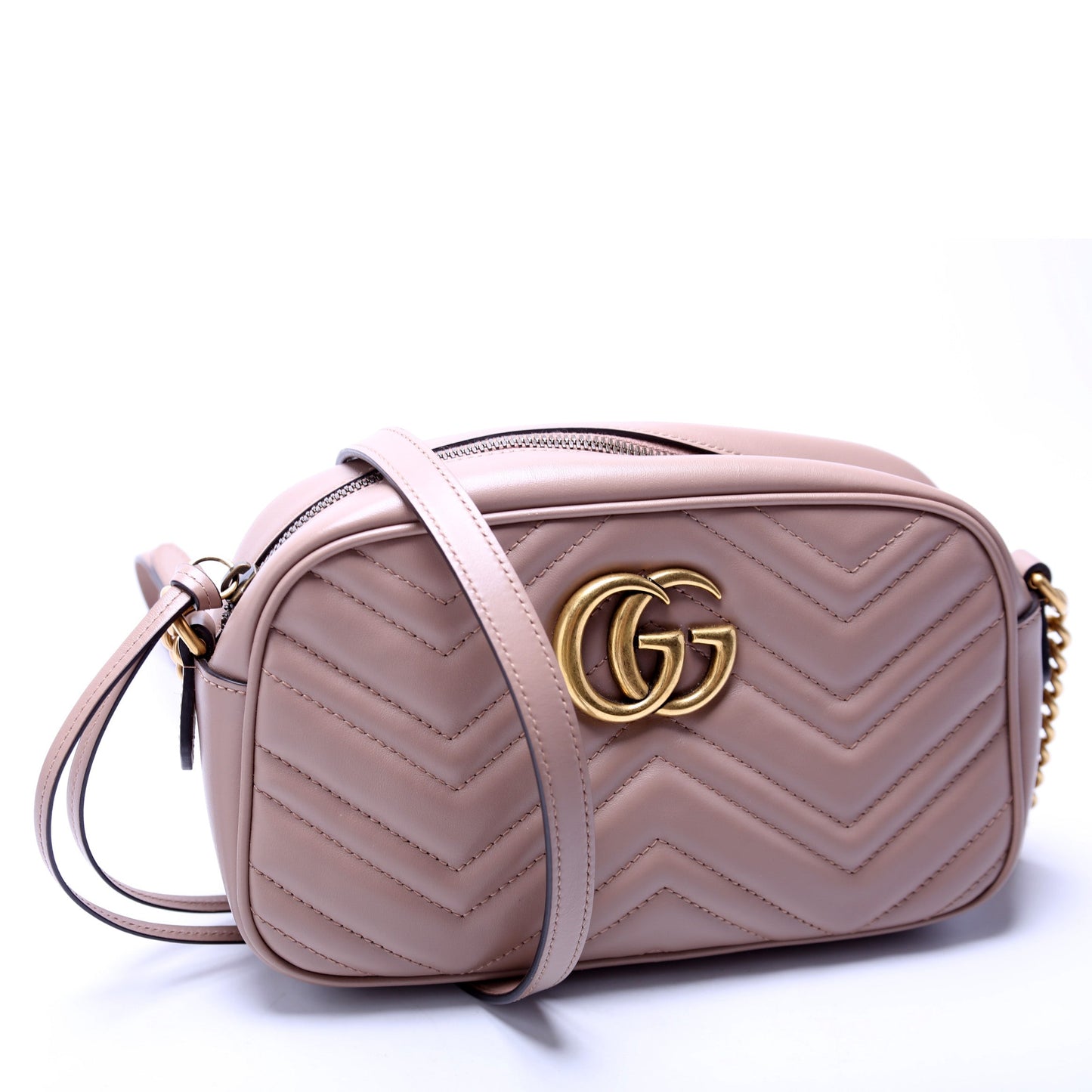 Gucci 447632 Marmont Small Leather Camera Bag