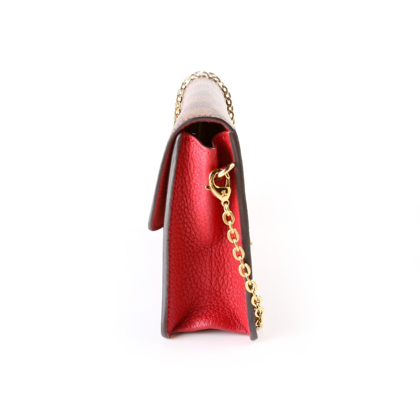 Louis Vuitton Croisette Chain Wallet NM Damier Ebene