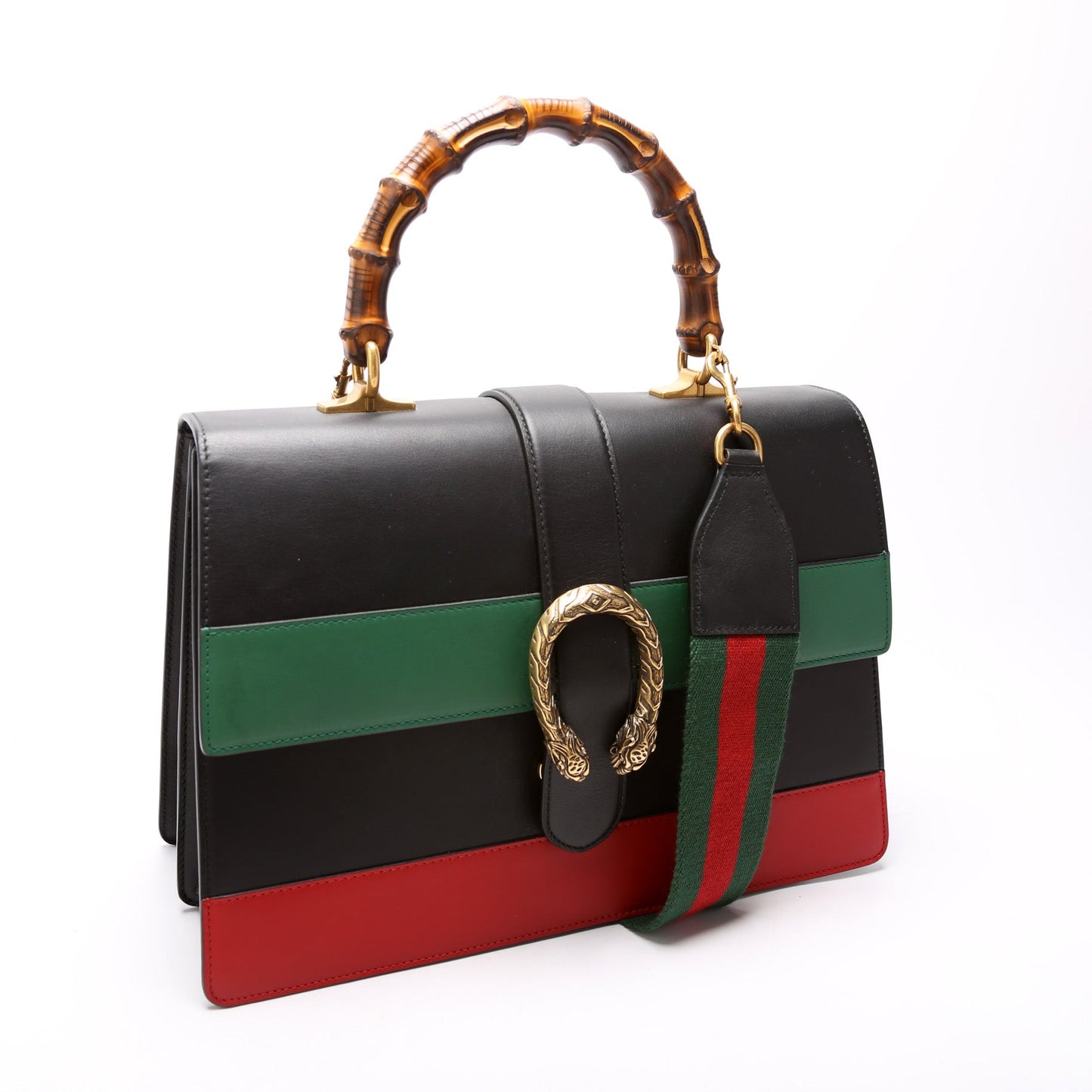 Gucci Leather Top Handle Shoulder Bag