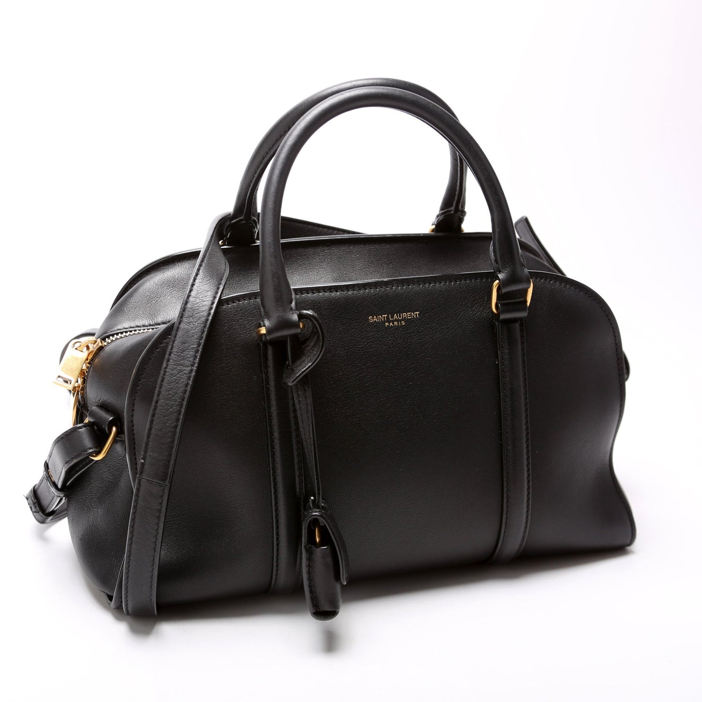 Saint Laurent 655008 Lock Baby Duffle Leather Bag