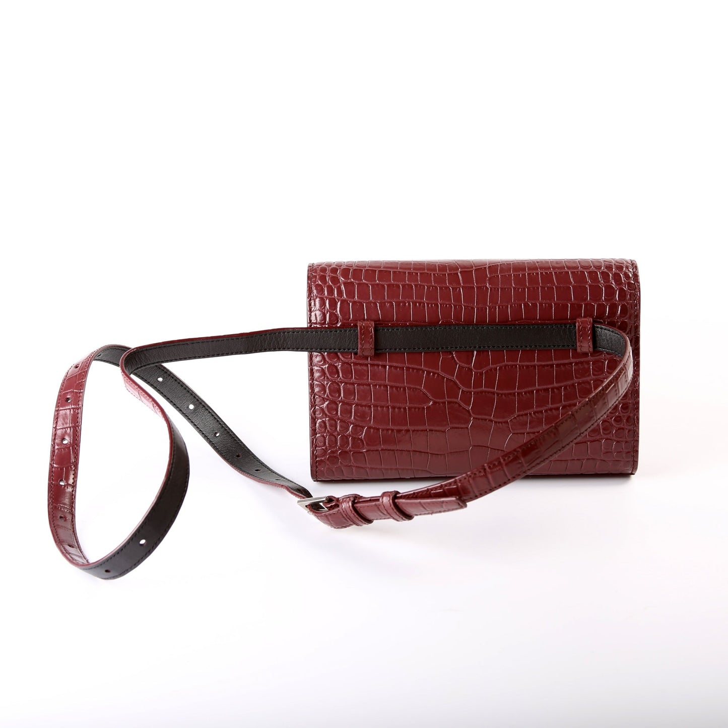 Saint Laurent Kate Belt Croc Embossed 534395 Bag