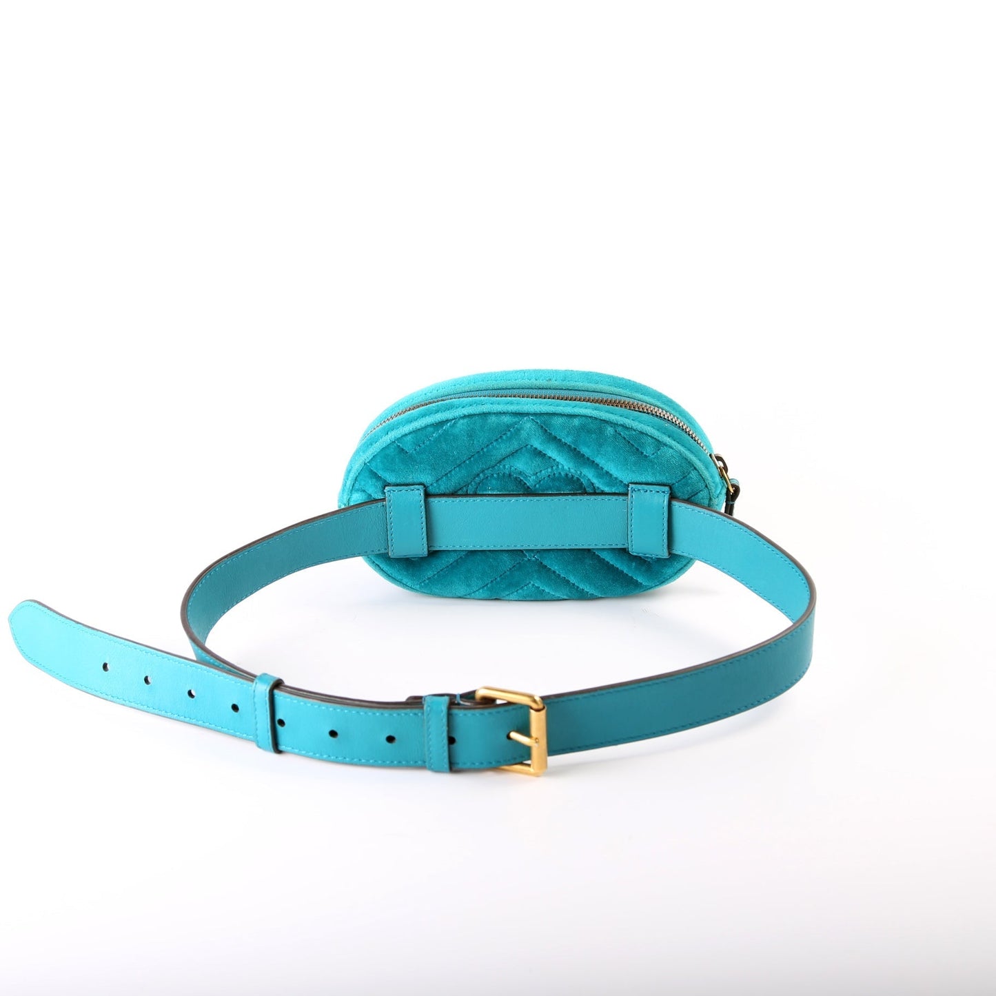 Gucci 476434 Marmont Velvet Belt Bag