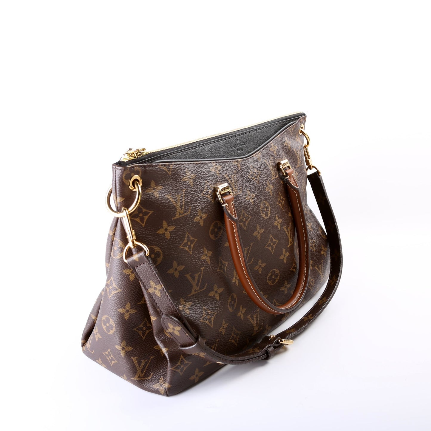 Louis Vuitton Pallas Tote Monogram Canvas Side