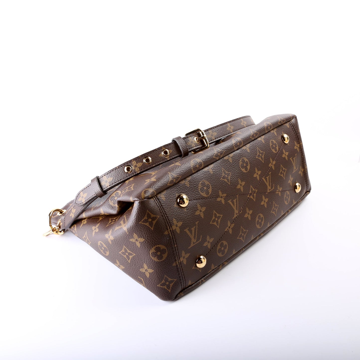 Louis Vuitton Pallas Tote Monogram Canvas Side