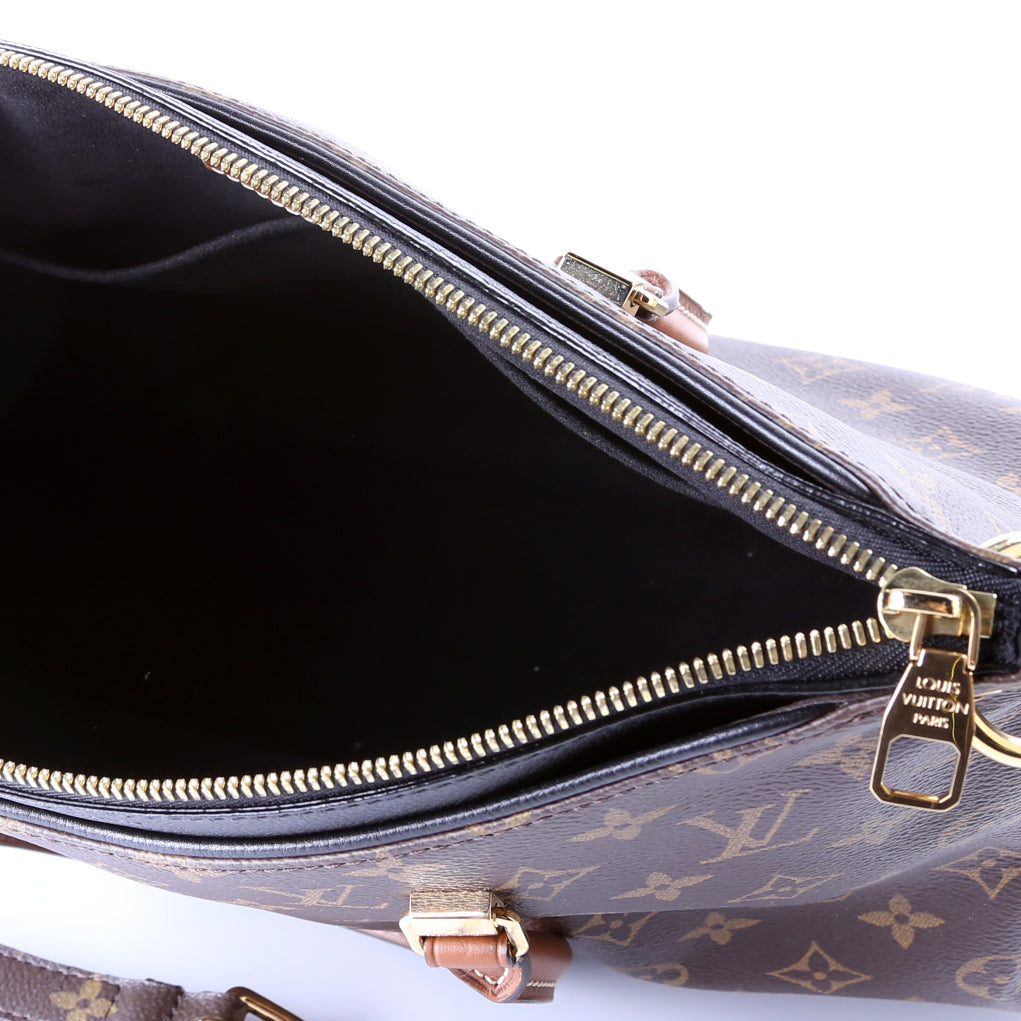 Louis Vuitton Pallas Tote Monogram Canvas Side