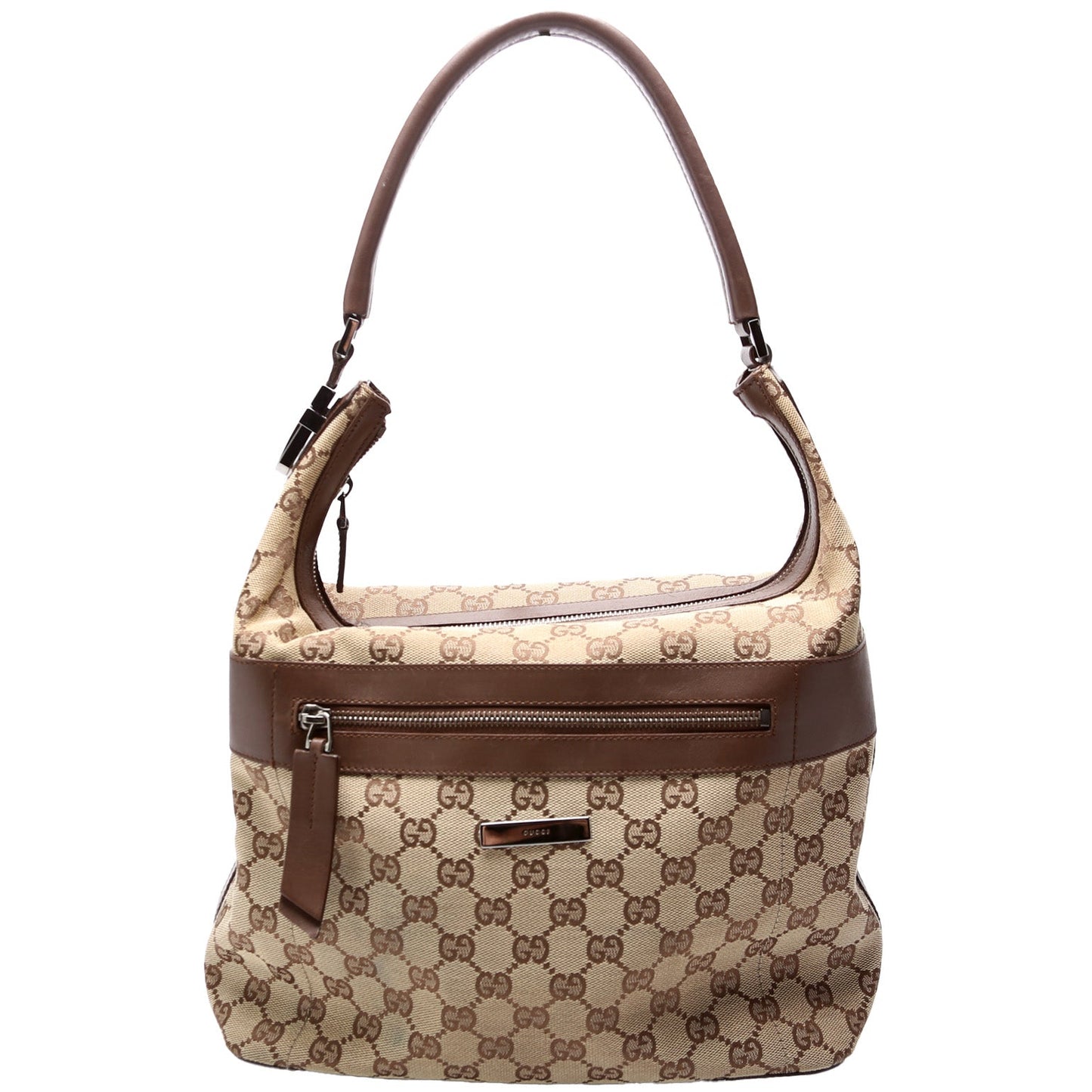 Gucci 001-4298 GG Canvas Hobo Bag