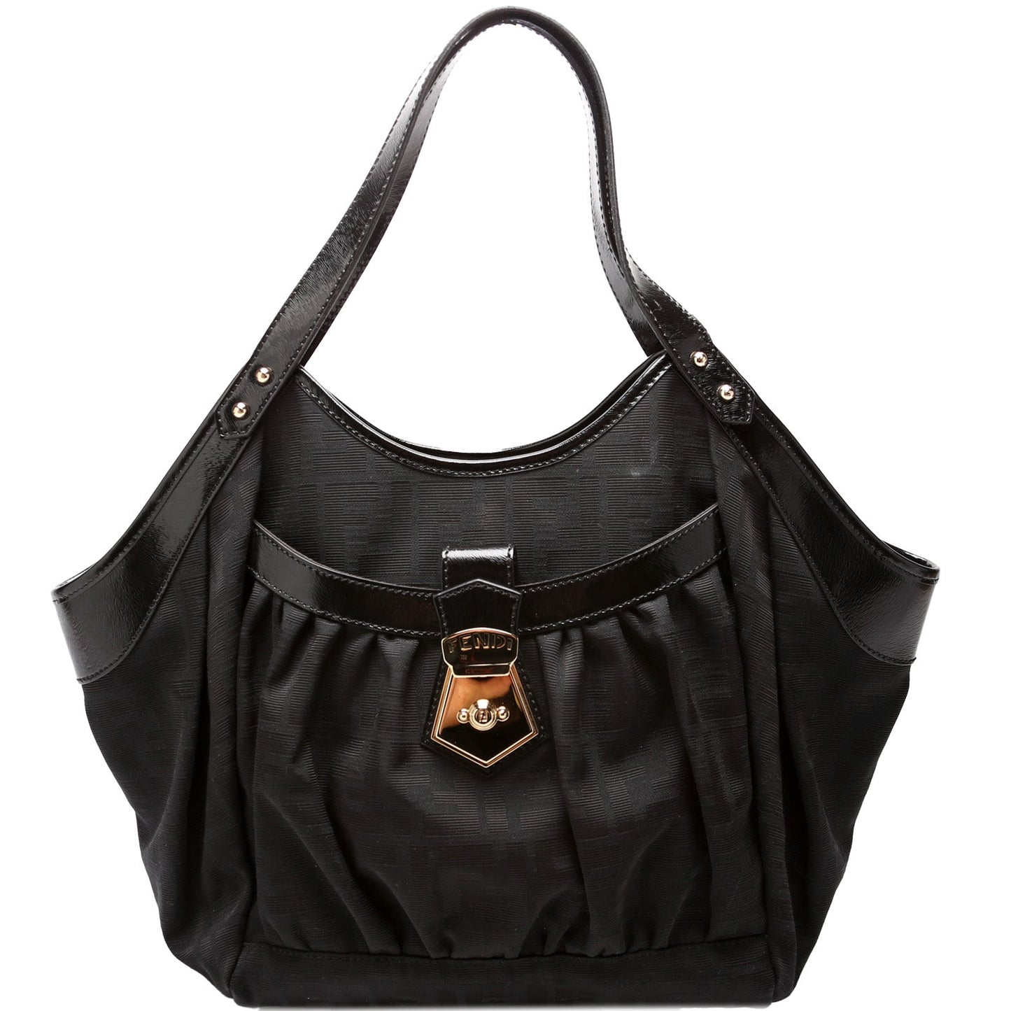 Fendi Chef Pocket Tote Zucca Canvas Large Bag