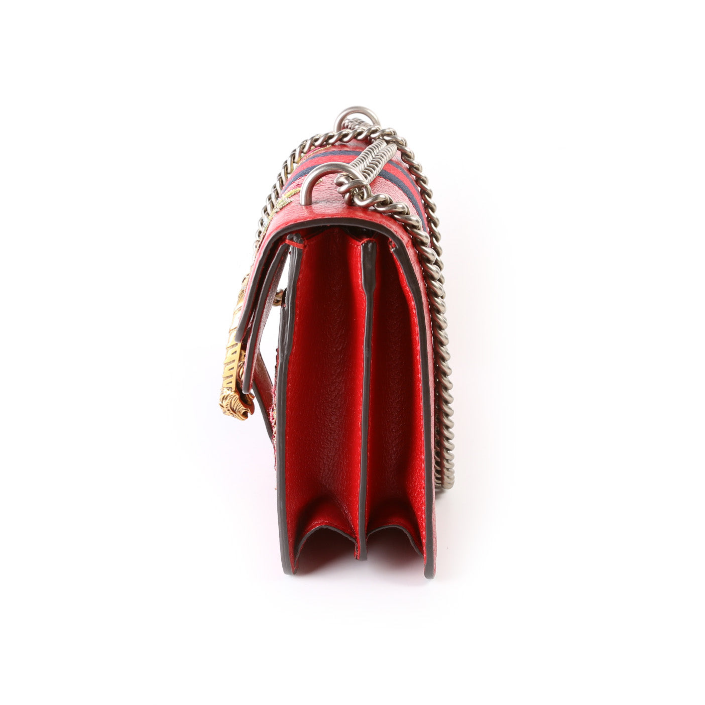 Gucci Dionysus Embroidered Leather Shoulder Small Bag