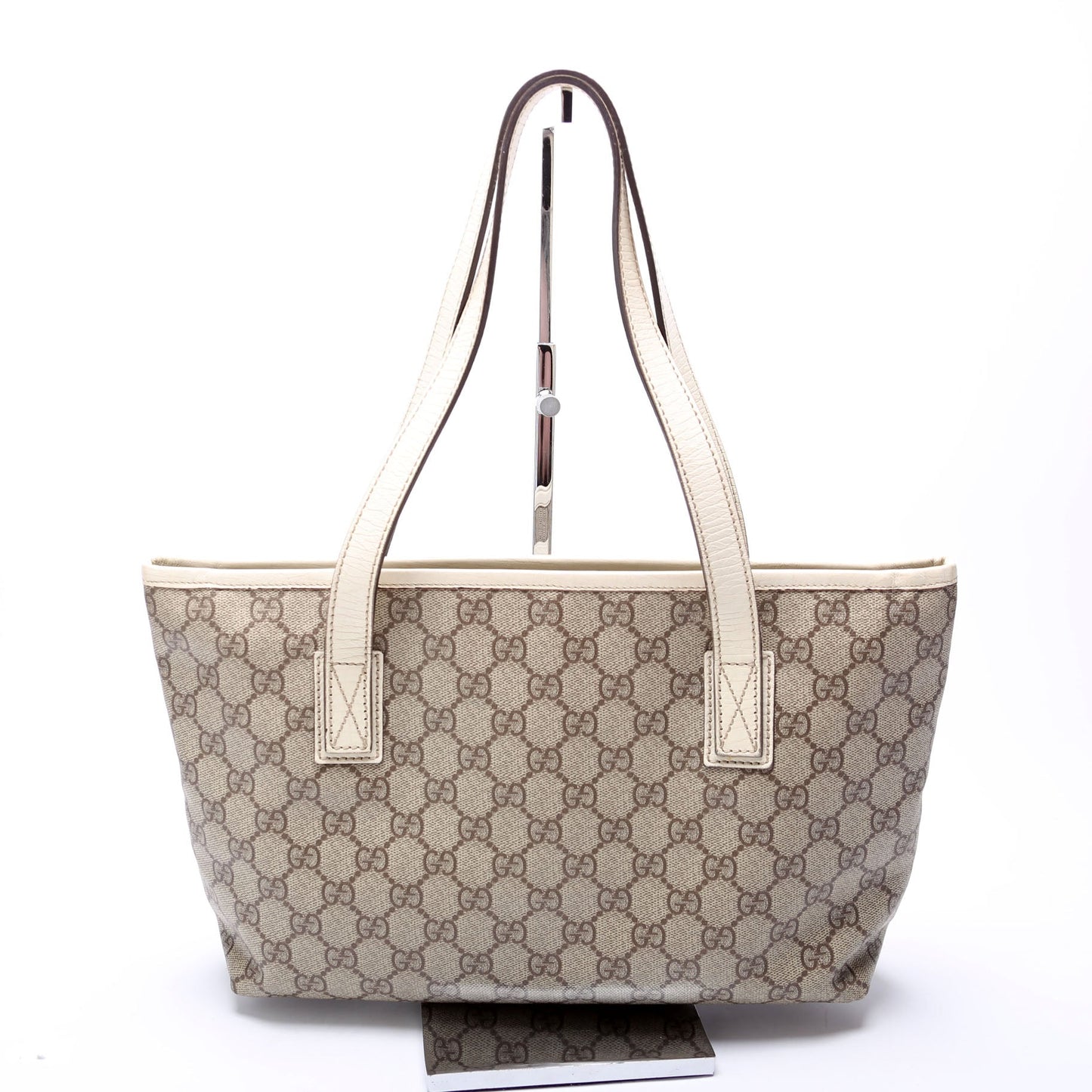 Gucci 181086 GG Supreme Small Zip Tote Bag