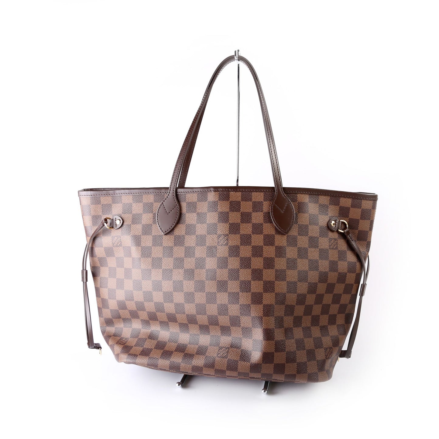 Louis Vuitton Neverfull MM W/Wallet Damier Ebene