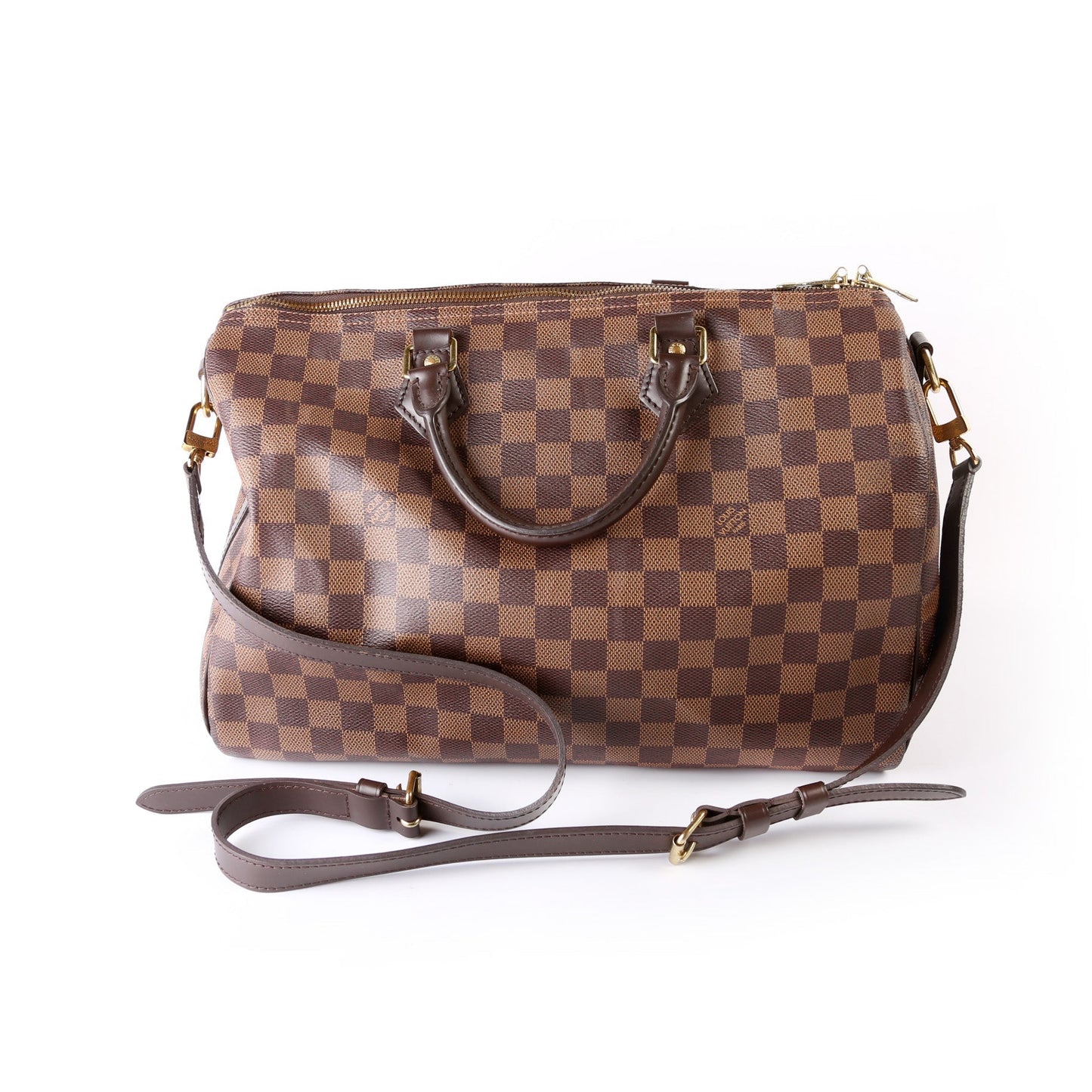Louis Vuitton Speedy 35 Bandouliere Damier Ebene