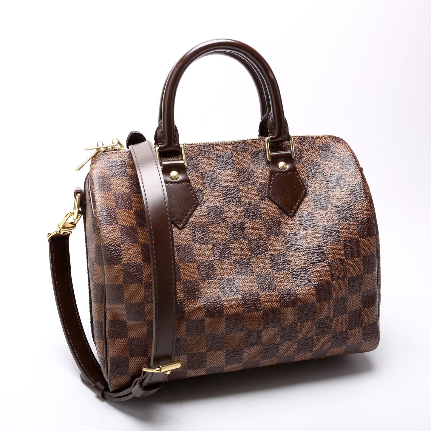 Louis Vuitton Speedy 25 Bandouliere Damier Ebene