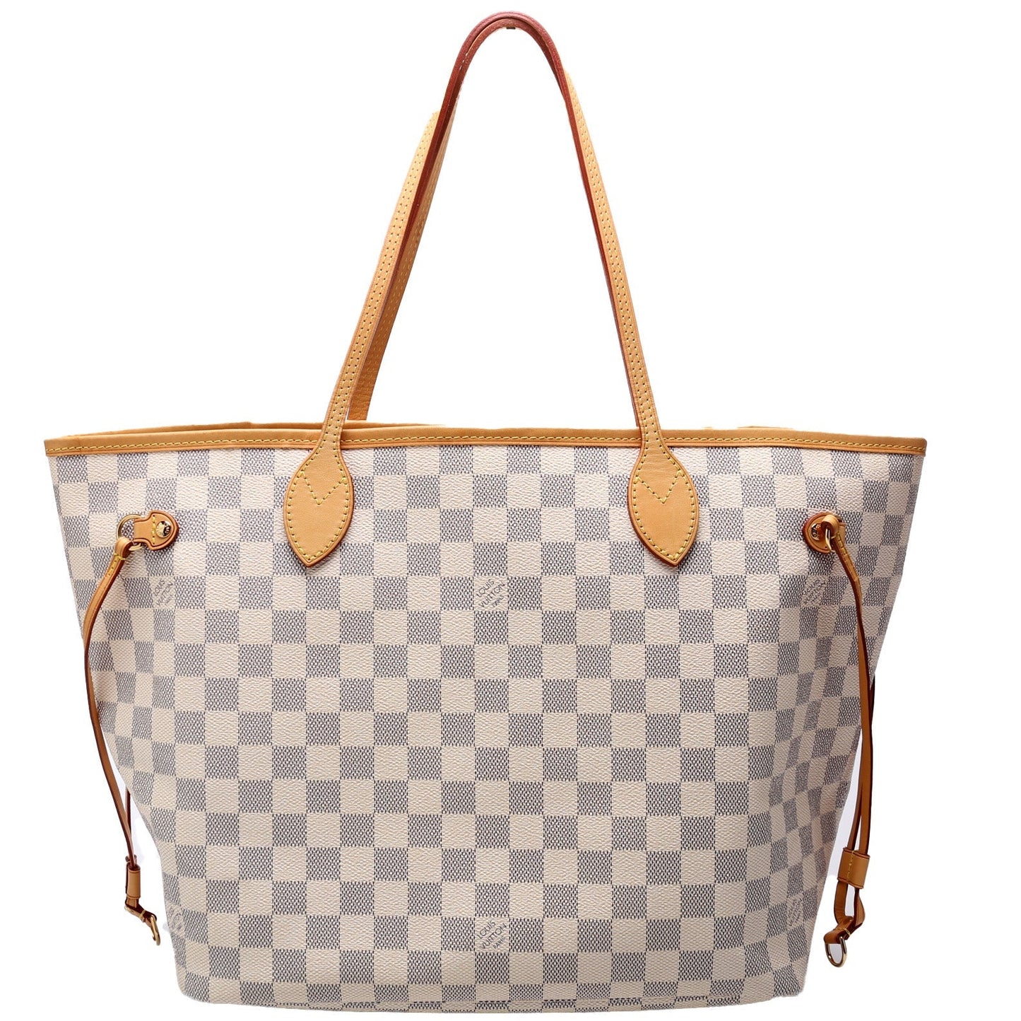 Louis Vuitton Neverfull W/Wallet MM Damier Azur