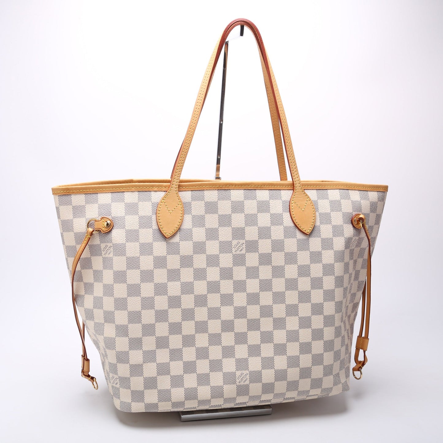 Louis Vuitton Neverfull W/Wallet MM Damier Azur