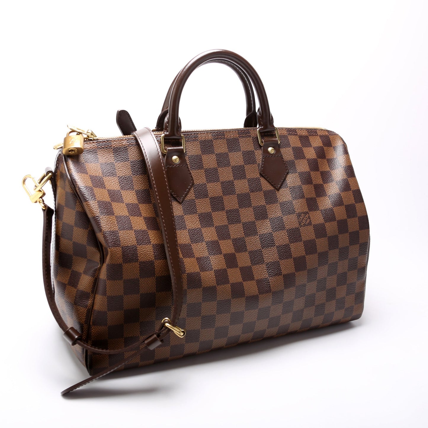 Louis Vuitton Speedy 35 Bandouliere Damier Ebene