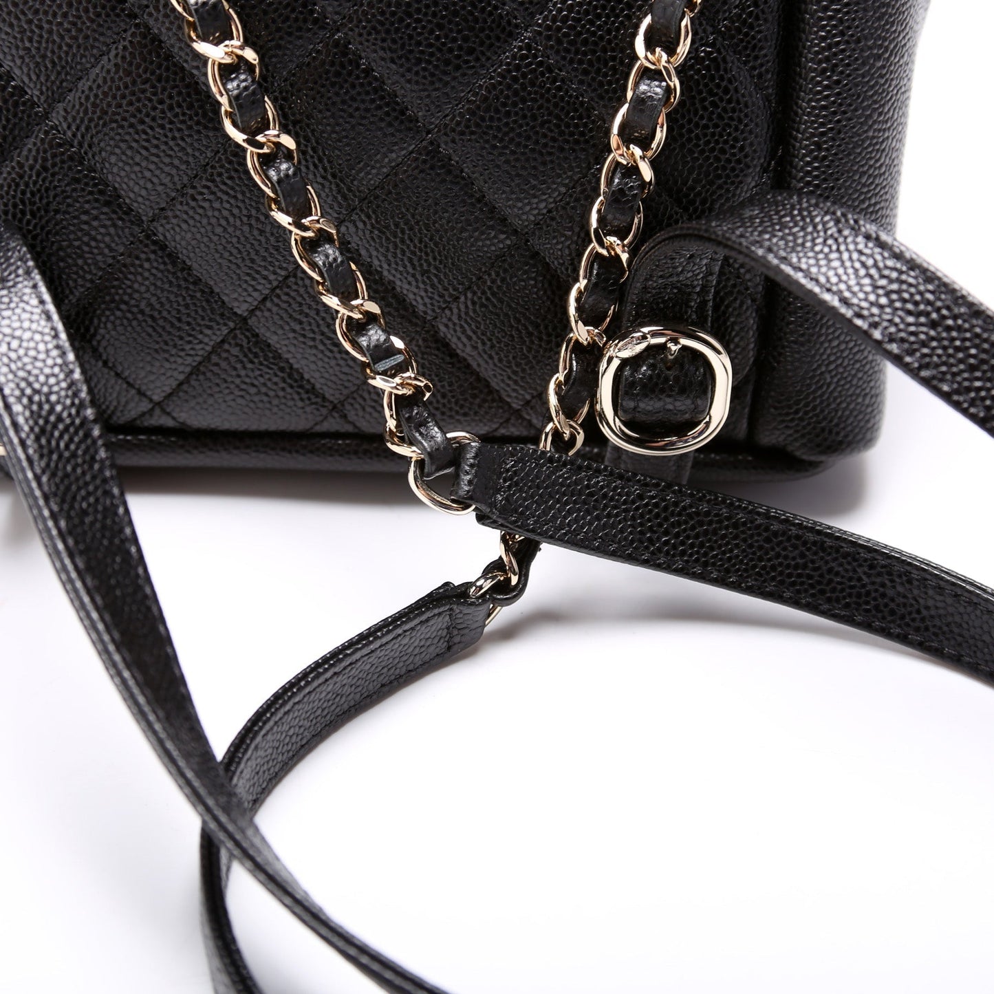 Chanel Duma Pocket Small Backpack Caviar RFID Bag