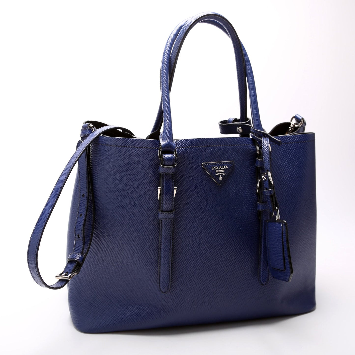 Prada Saffiano Cuir Double Medium Bag