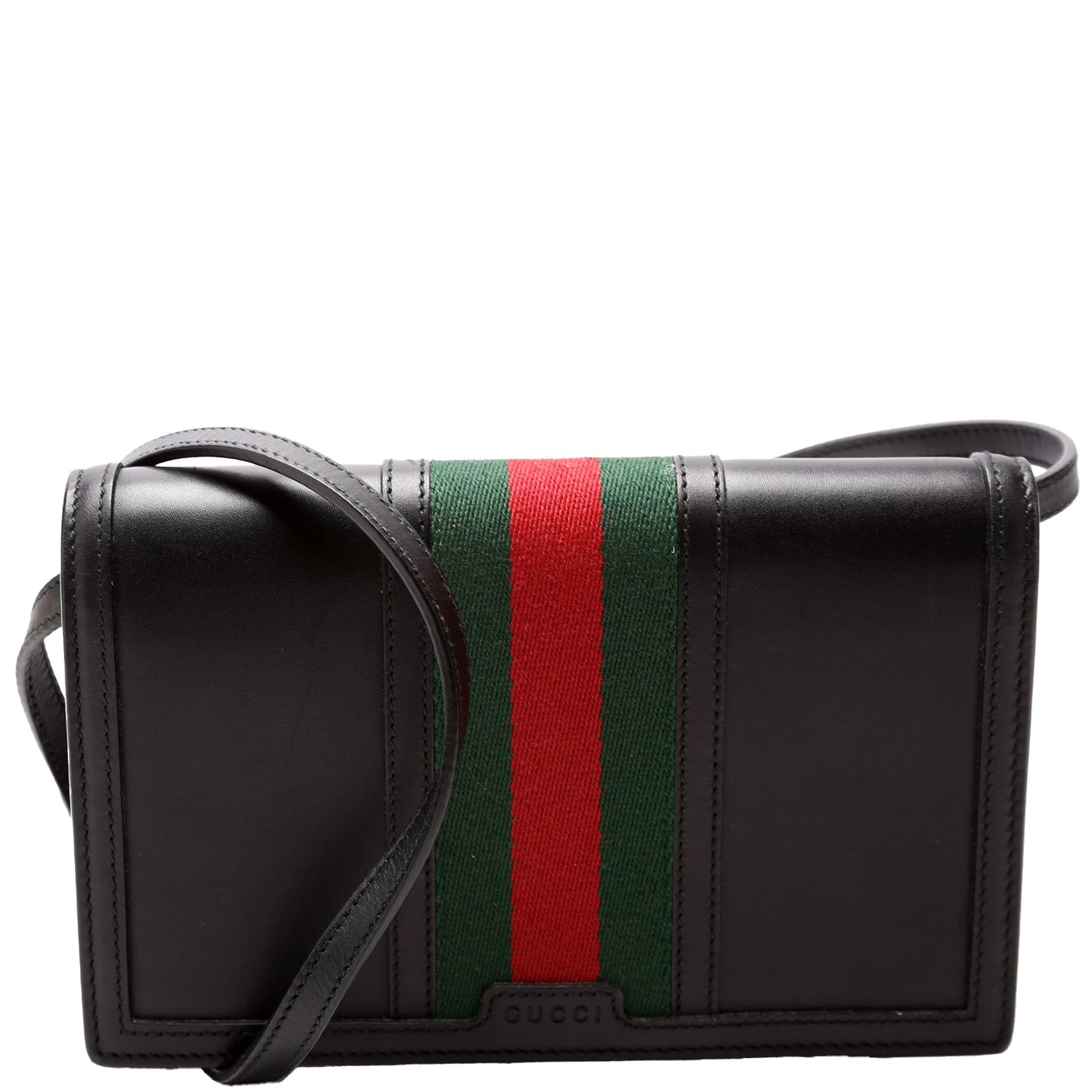Gucci Calfskin Web Wallet on Strap 409439 Bag