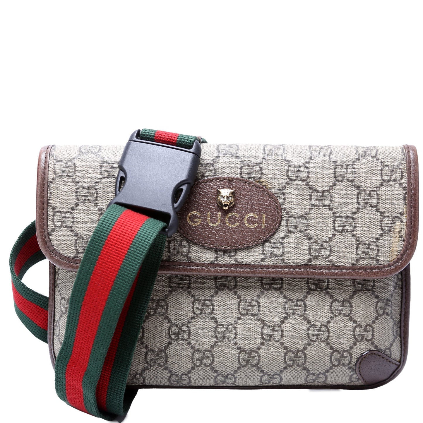 Gucci 493930 GG Supreme Neo Web Belt Bag
