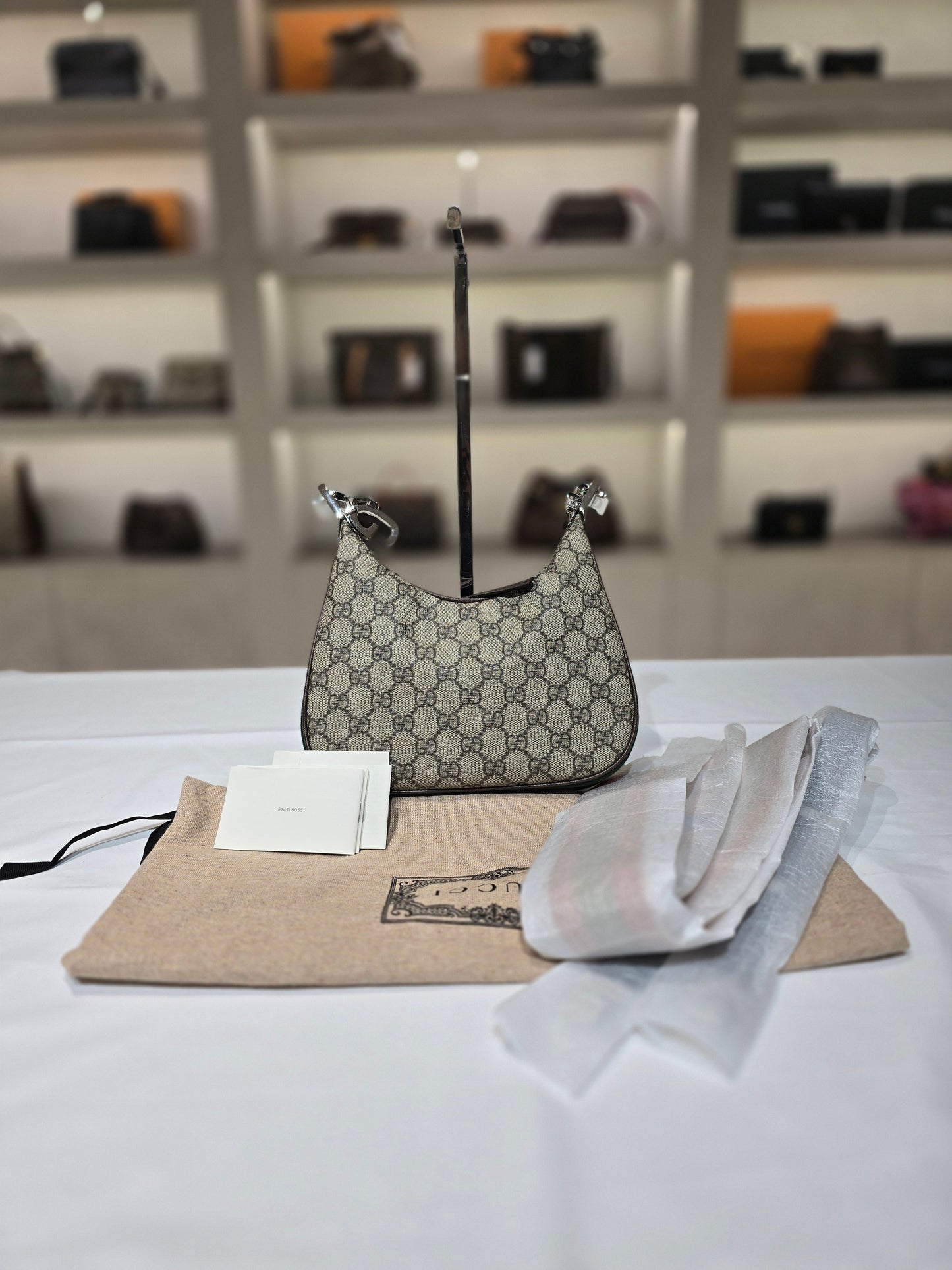 Gucci Canvas Shoulder Bag