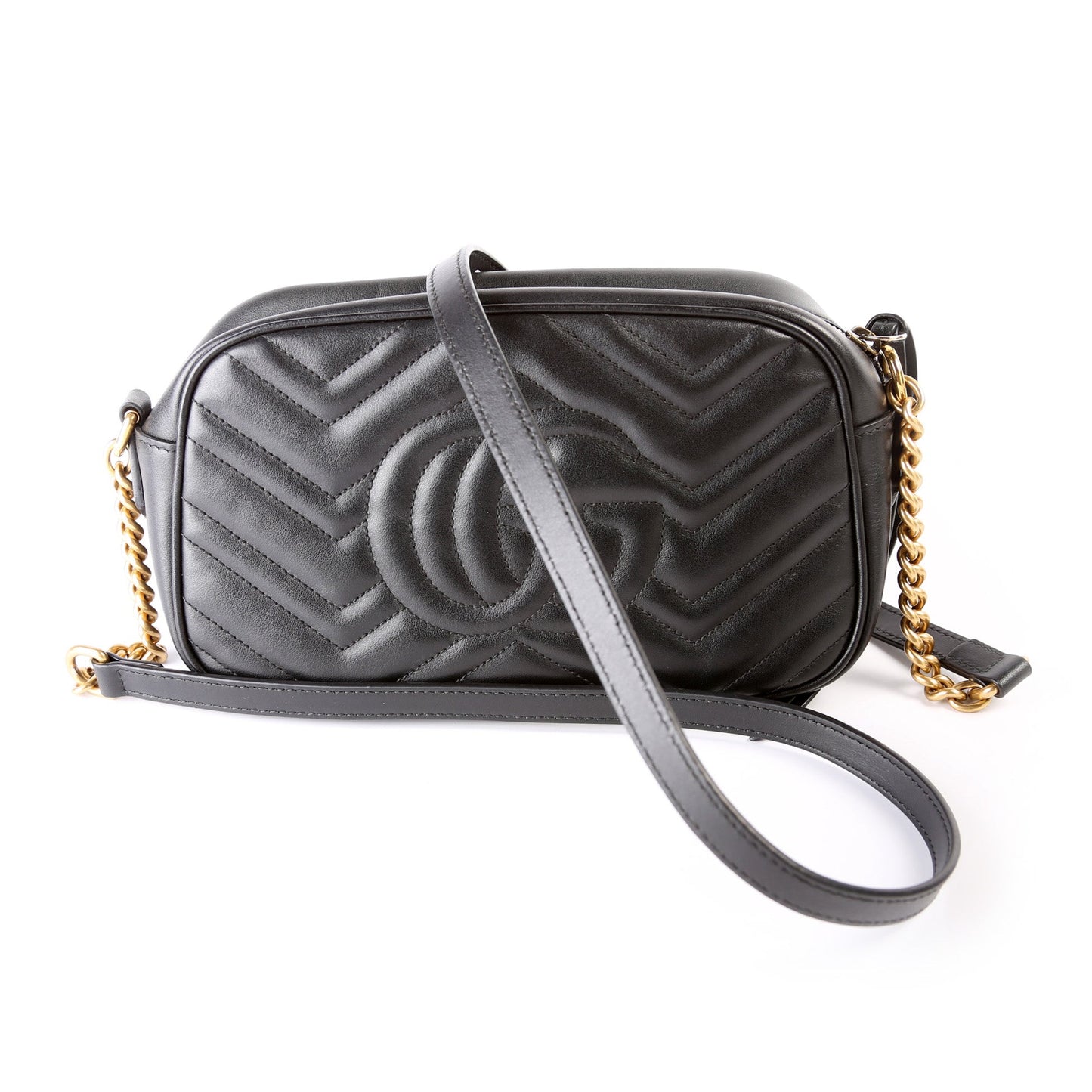 Gucci 447632 Marmont Small Leather Camera Bag