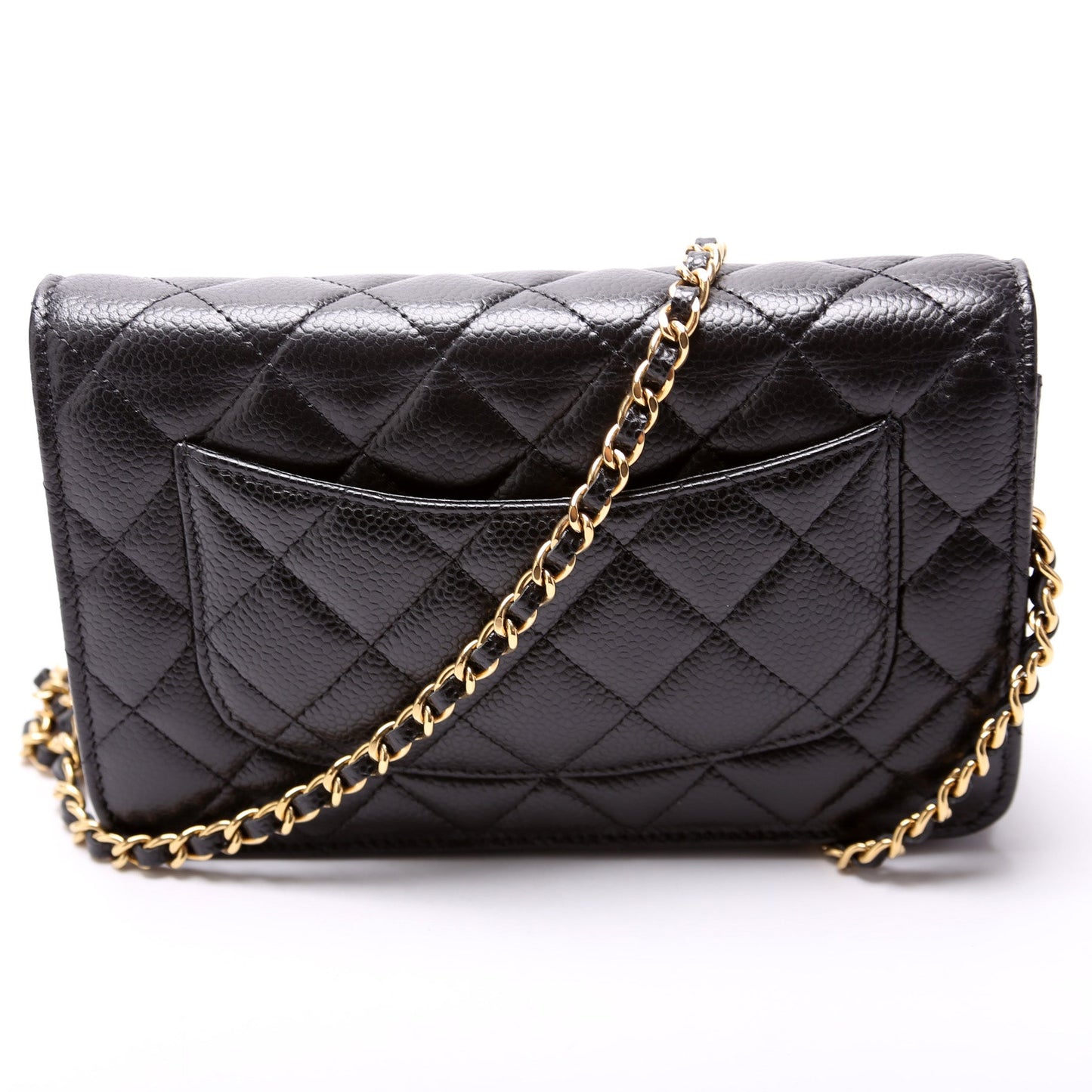 Chanel WOC Classic Quilted Caviar RFID Bag