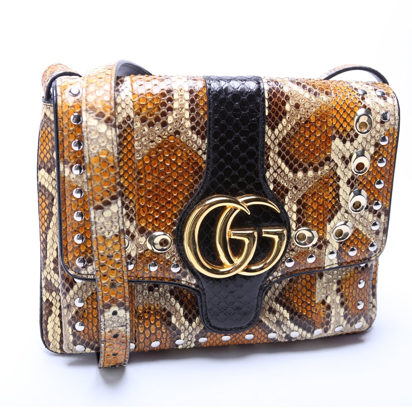 Gucci 550126 Arli Python Crossbody Bag