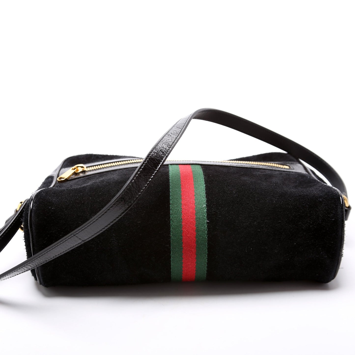 Gucci 517080 Ophidia Suede Small Crossbody Bag
