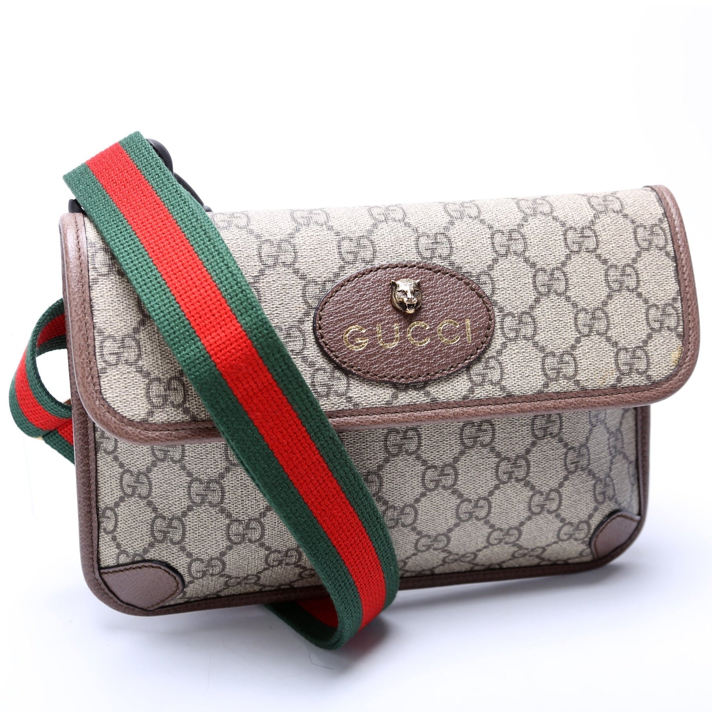 Gucci 493930 GG Supreme Neo Web Belt Bag