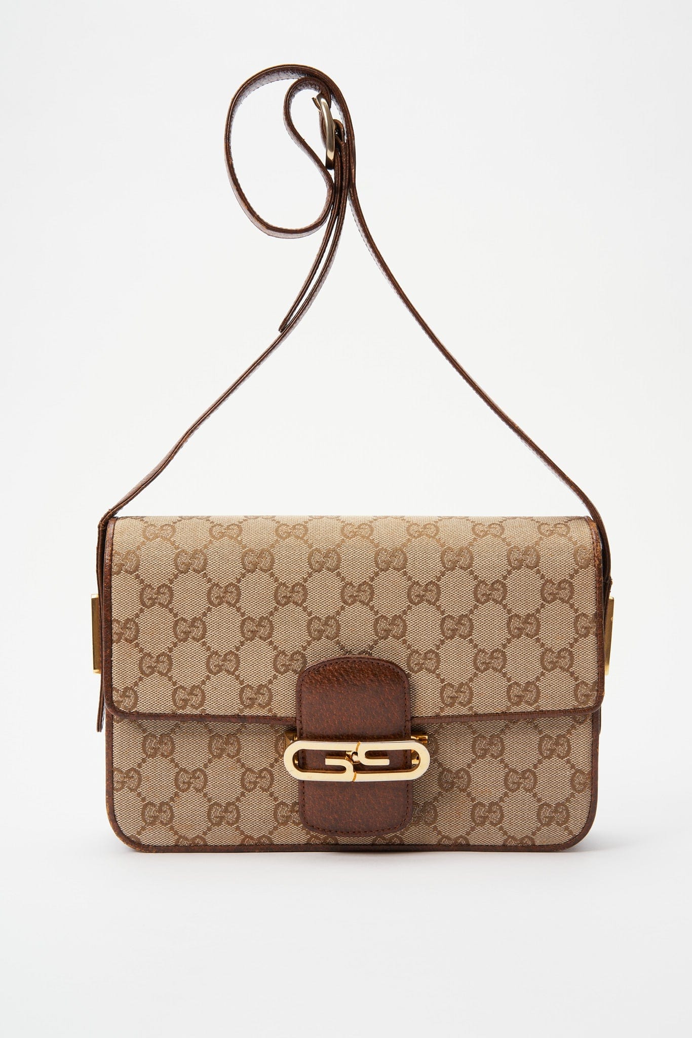 Gucci Leather Canvas Crossbody Style 2