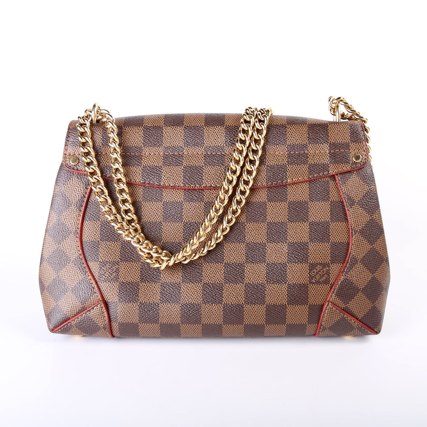 Louis Vuitton Caissa Chain Clutch Damier Ebene