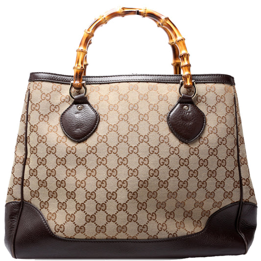 Gucci 282817 Bamboo Shopper Bag