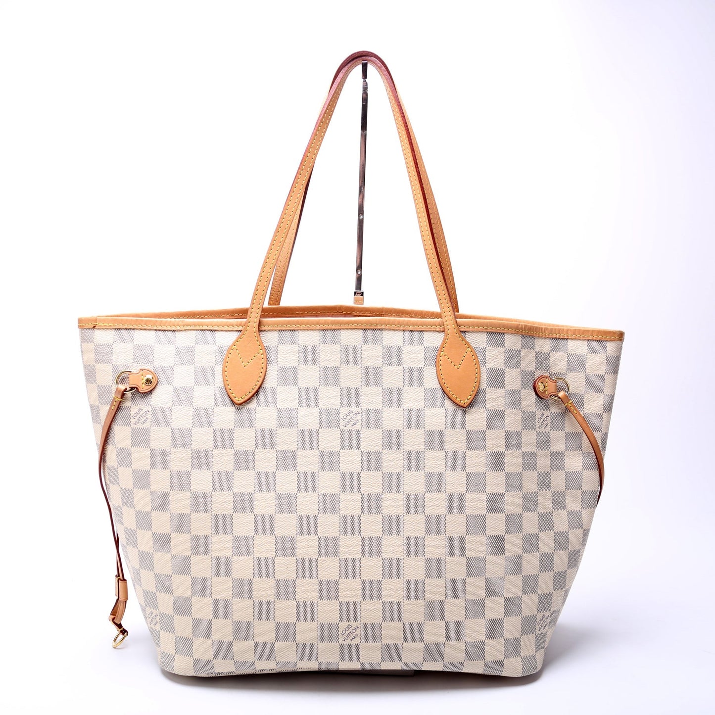Louis Vuitton Neverfull W/Wallet MM Damier Azur