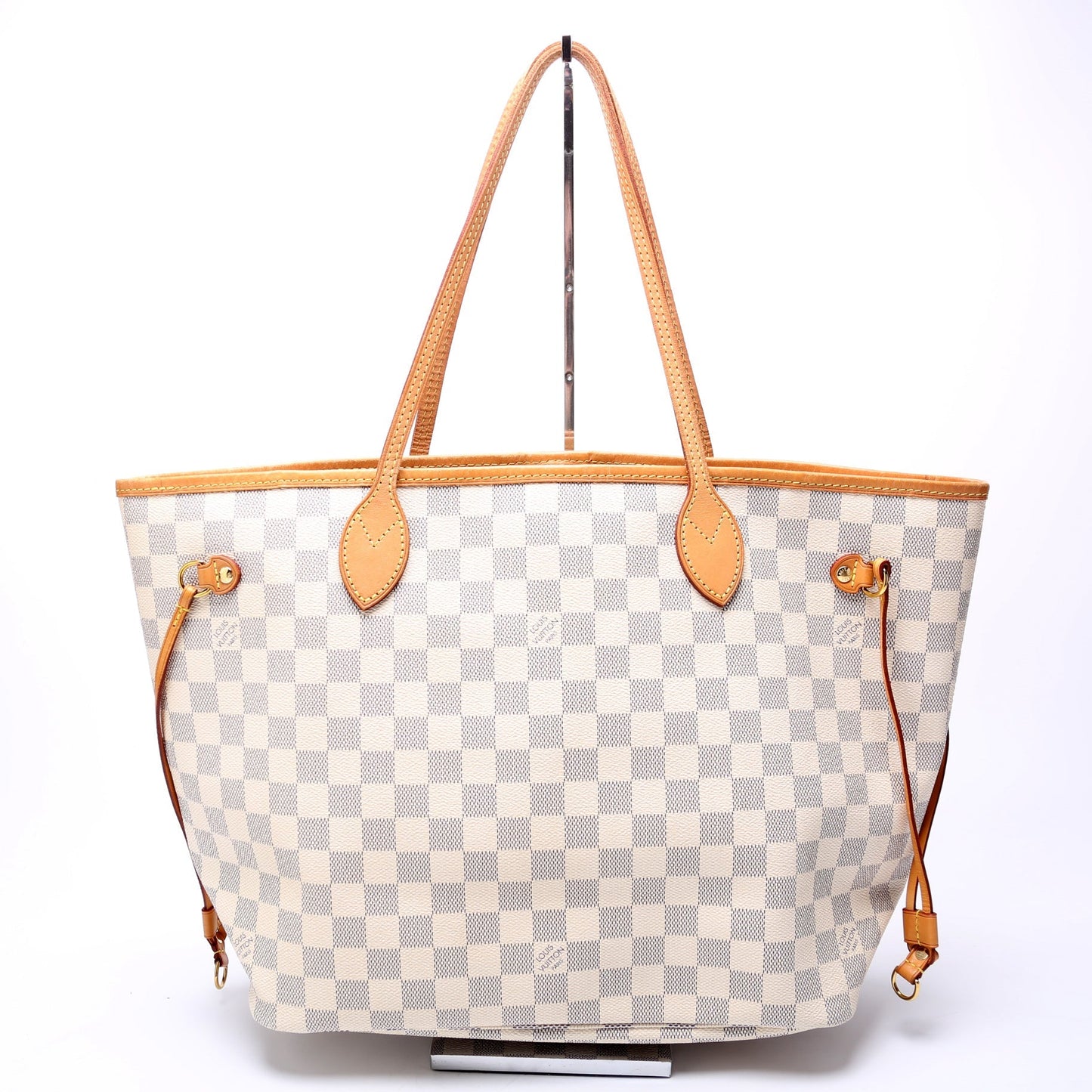 Louis Vuitton Neverfull w/Wallet MM Damier Azur