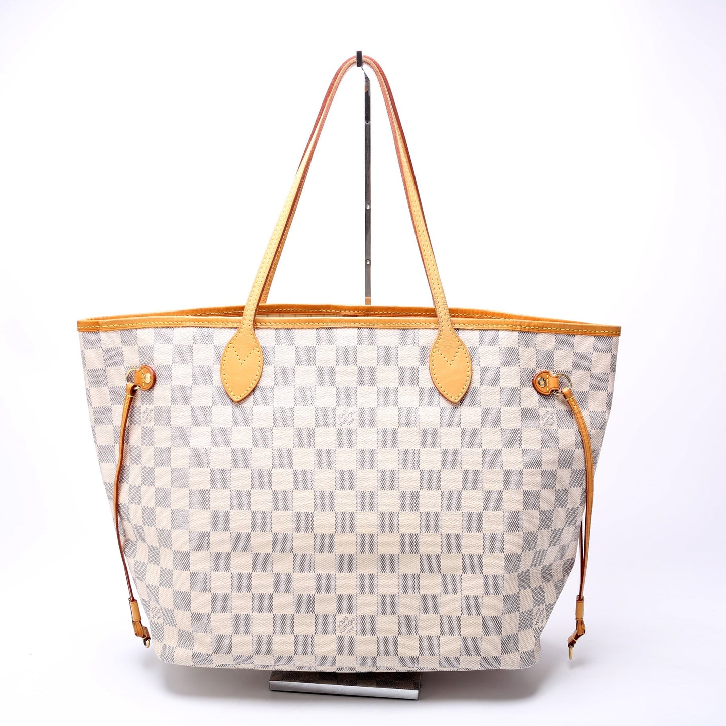 Louis Vuitton Neverfull With Wallet MM Damier Azur