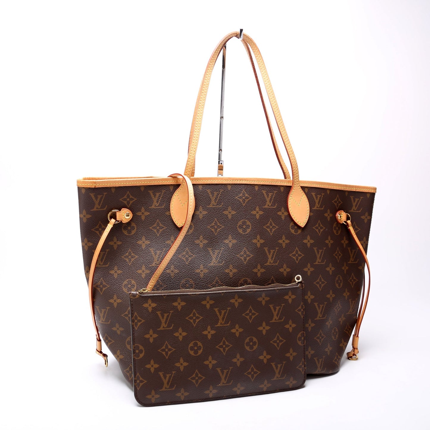 Louis Vuitton Neverfull With Wallet MM Monogram