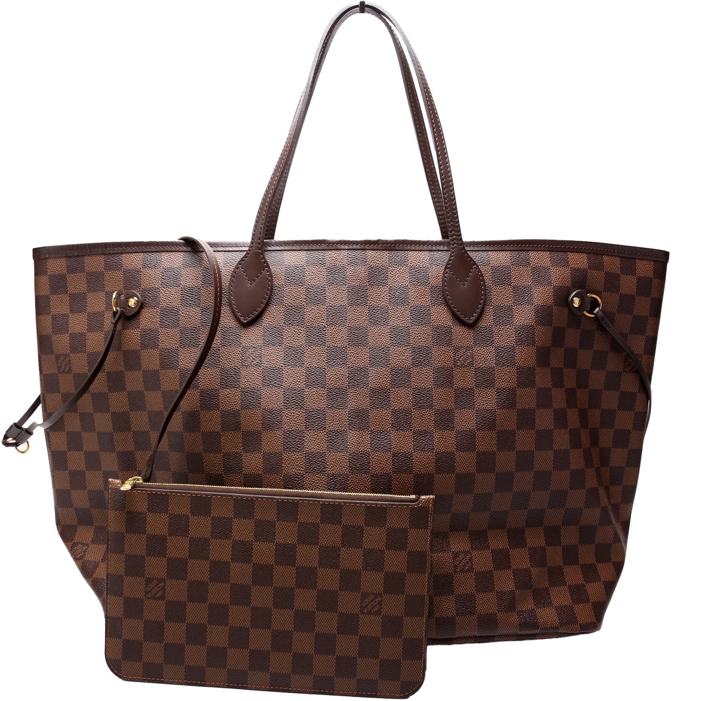 Louis Vuitton Neverfull With Wallet GM Damier Ebene