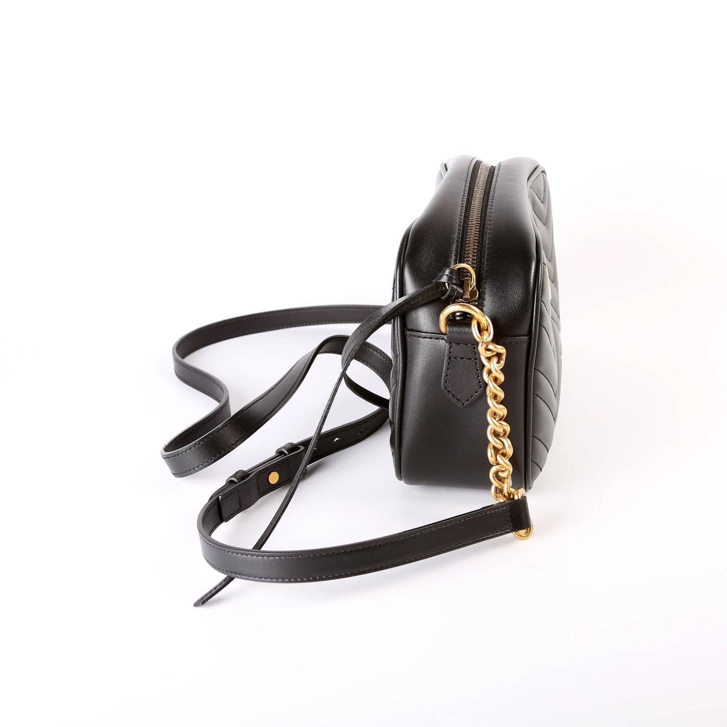 Gucci 447632 Marmont Small Leather Camera Bag