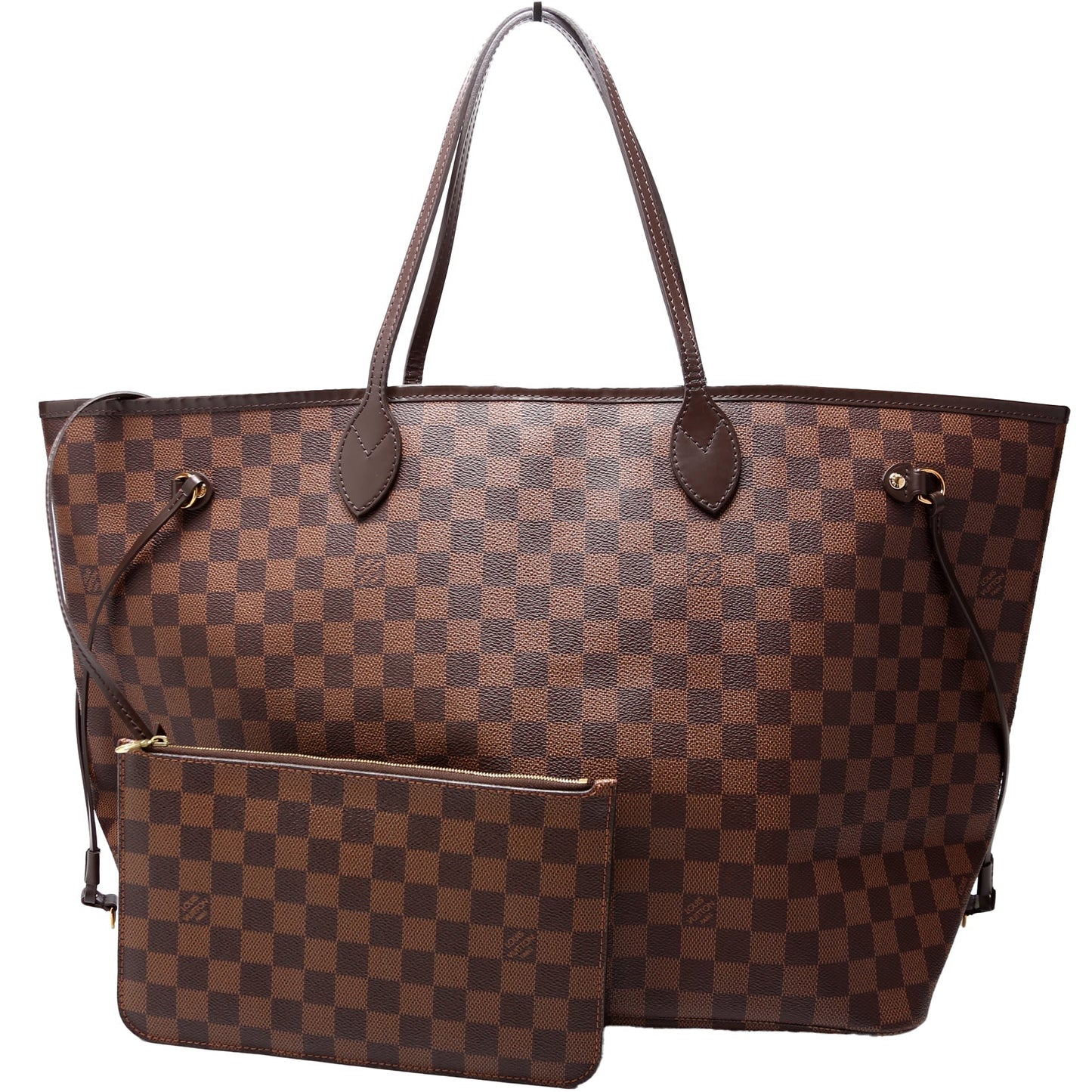 Louis Vuitton Neverfull With Wallet GM Damier Ebene