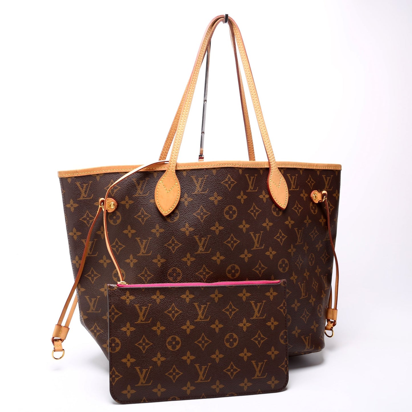 Louis Vuitton Neverfull With Wallet MM Monogram