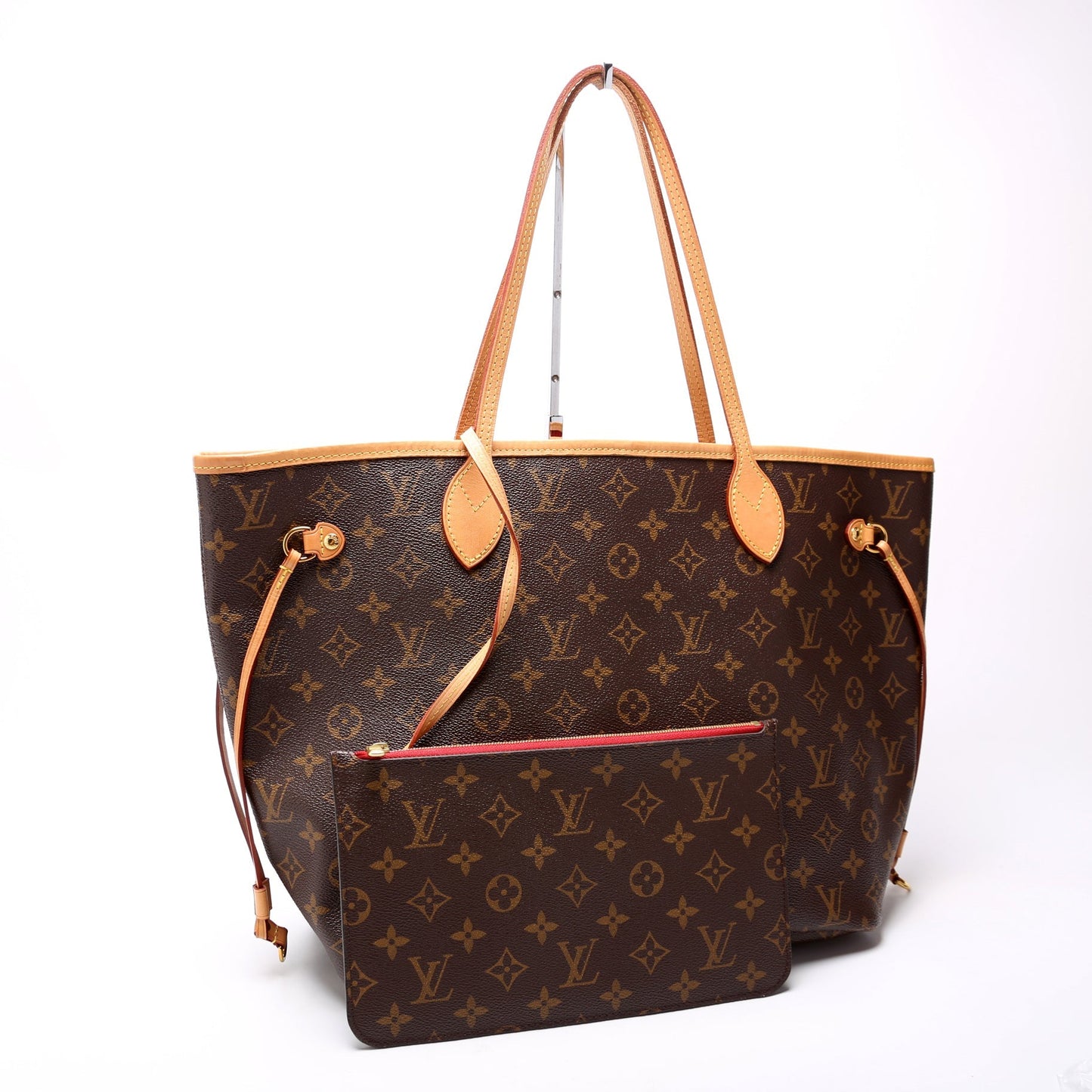 Louis Vuitton Neverfull With Wallet MM Monogram